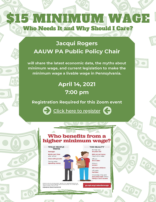 AAUW Minimum Wage — Advocacy in a Box Pennsylvania